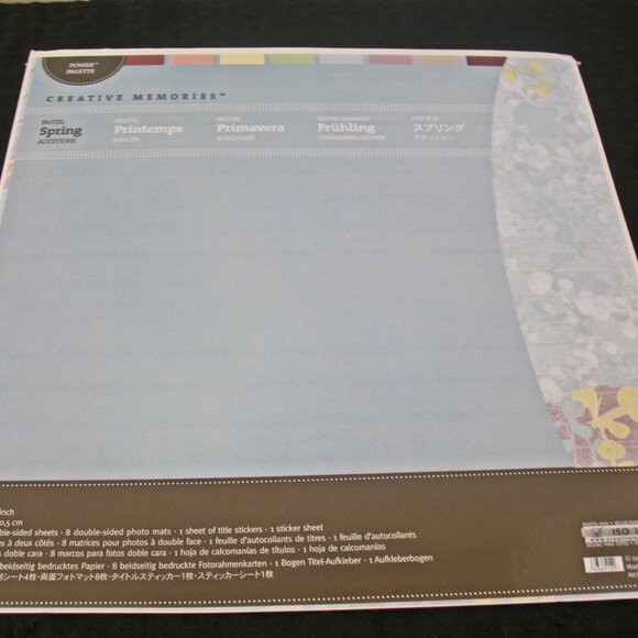 One Pkg Creative Memories Pastel Spring Additions - Picture 3 of 5